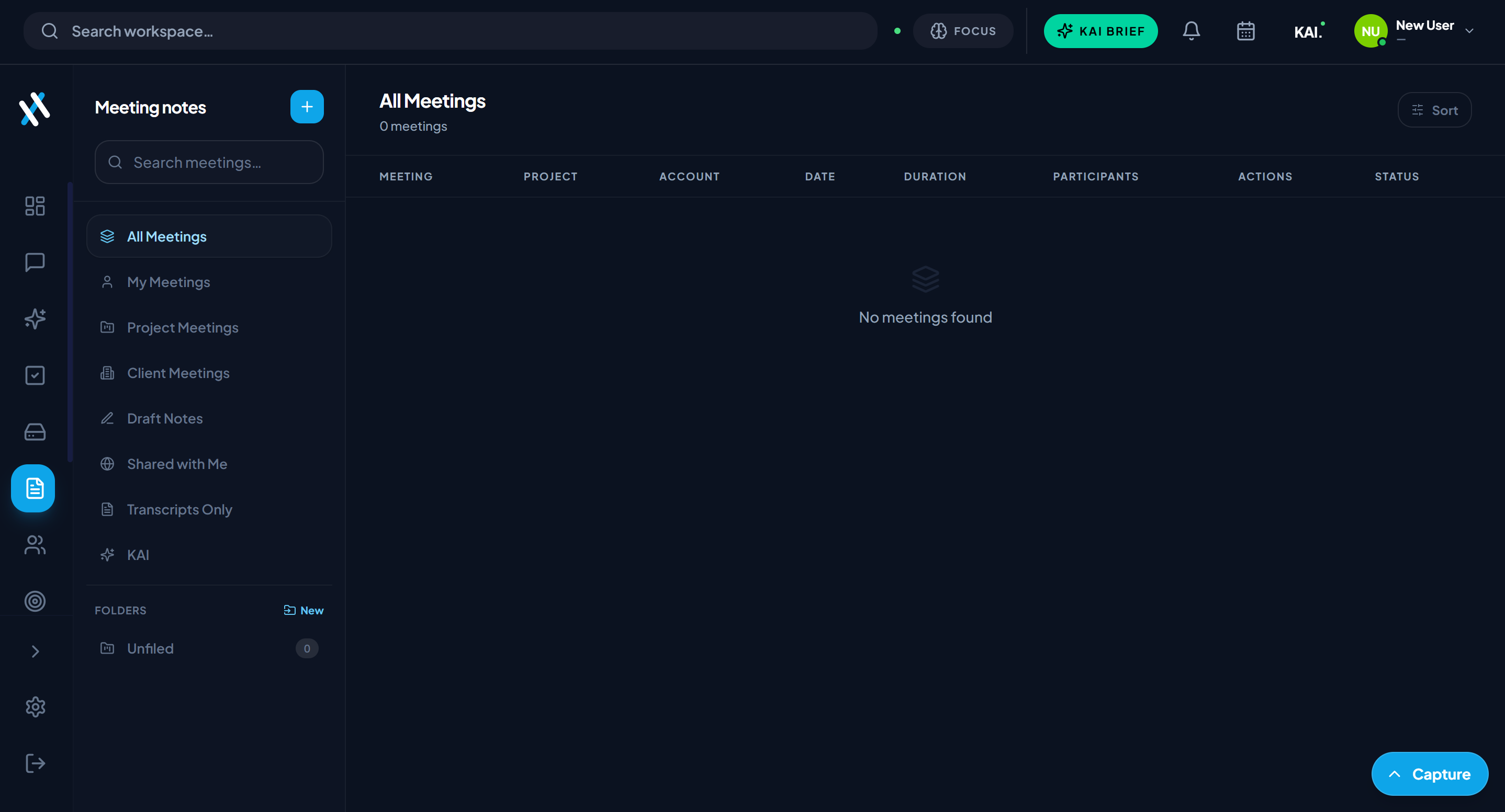 Kaimesh — AI meeting notes and transcripts