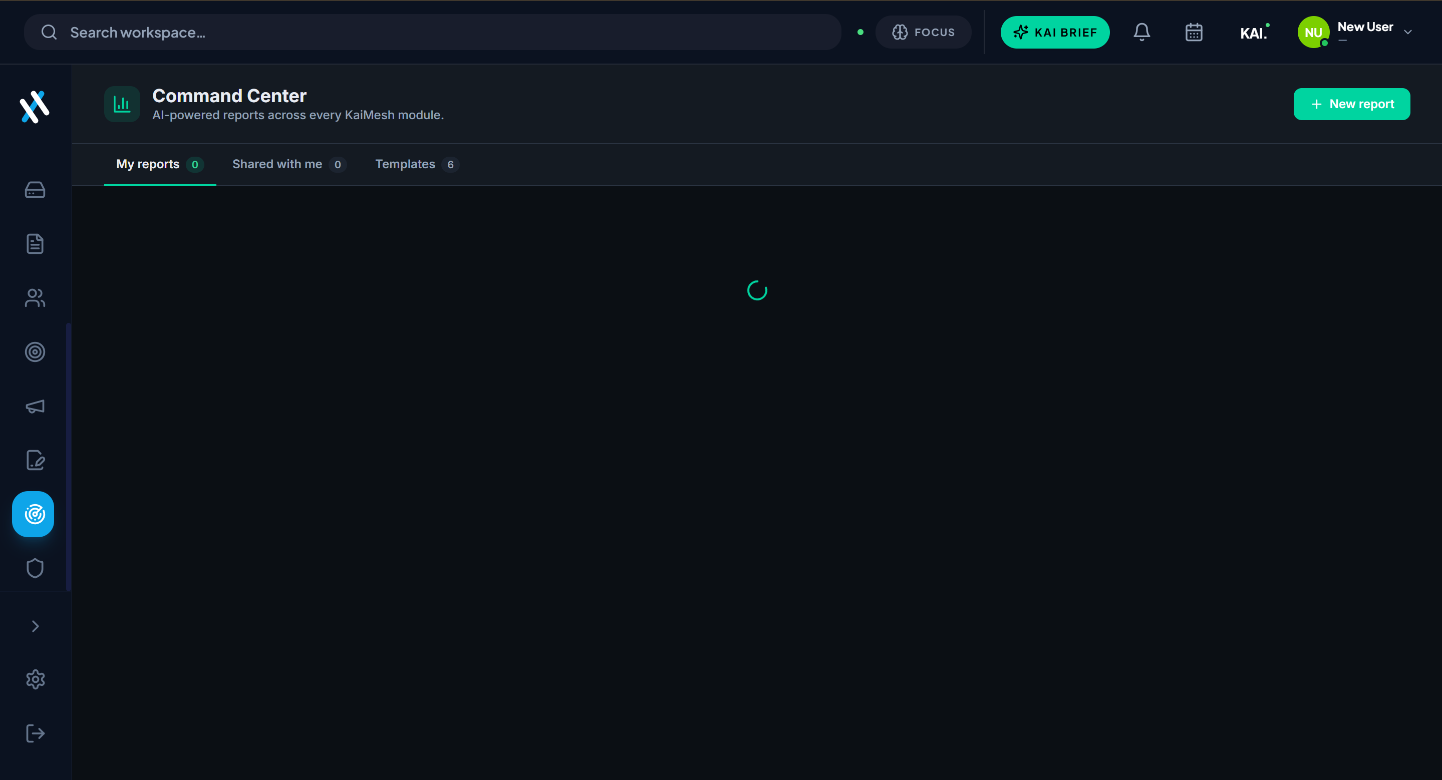 Kaimesh — AI-powered reporting Command Center